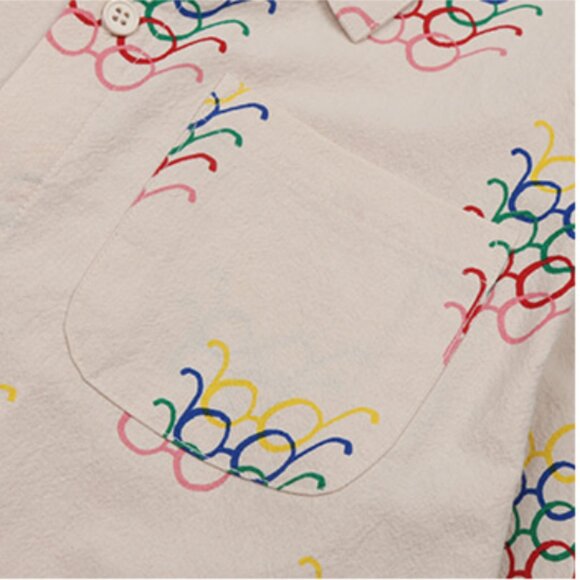 Kids JellyMallow Glasses Print Shirt Blouse 100% cotton Size 6-7 NWT - Picture 10 of 14